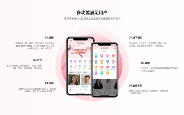 洛陽婚戀相親交友軟件平臺(tái)介紹——app小程序開發(fā)定制